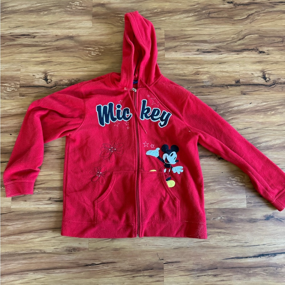 Disney Red Mickey Mouse Hoodie